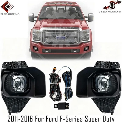 Fog Lights Assembly Left & Right Side For 2011-2016 For Ford F-Series Super Duty - Image 1 of 4