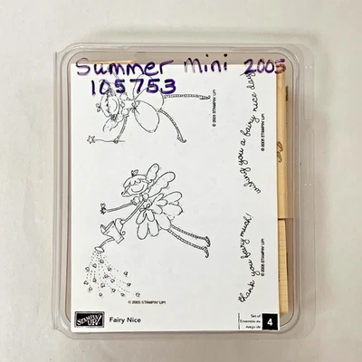 STAMPIN' UP! 105753 Juego de sellos de goma montados bonitos de hadas Foto 1 de 3