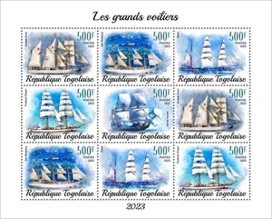 Togo - 2023 Navi Alte, Shabab Oman, Kalmar Nyckel - Foglio 9 francobolli - TG230249f37 - Foto 1 di 1
