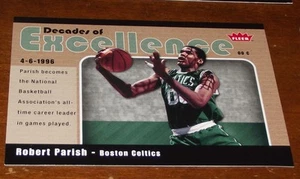 2007-08 Fleer baloncesto décadas de excelencia inserto #8 Robert Parish *A8 - Imagen 1 de 1