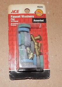 Faucet Washers Flat & Brass Screws Assorted NIB Ace Hardware 45225 97O - Picture 1 of 2