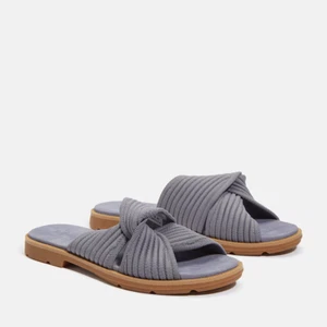 WOMEN'S TIMBERLAND *CALISTA BAY SLIDE SANDAL* MEDIUM PURPLE KNIT SIZE 9 M - Picture 1 of 5
