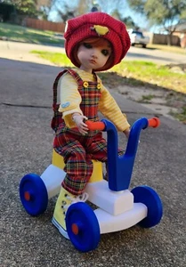 BJD, Blythe 1/6, 1/8 scale 3d Printed style bike toy for dolls of 6" 10" 12" - Picture 1 of 6