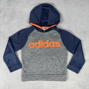 Adidas Hoodie, Performance Pullover, Fleece Lined Boys 8 FAST SHIPPING - Picture 1 of 9