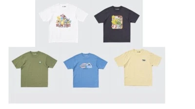 UNIQLO Sesame Street UT/Relaxed Fit Short Sleeve 5Color XS-4XL Unisex new japan