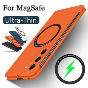 For Samsung Galaxy Z Fold7 Fold6 Fold5 4 Magsafe Magnet Ultra-thin PC Case Cover - Picture 1 of 20