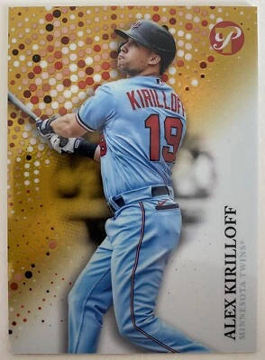 Alex Kirilloff 2022 Topps Pristine GOLD REFRACTOR #/50 Minnesota Twins - Image 1 of 2