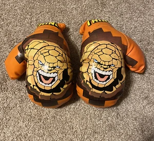Vintage THE THING Fantastic Four Marvel Orange Boxing Gloves 2005 EUC - Picture 1 of 11