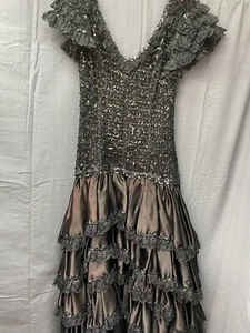 Black Senorita dress - great condition, adult small - Picture 1 of 10