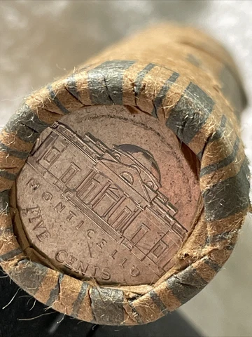 2009 D Jefferson Nickel Roll BU Uncirculated Tail Tail OBW Full Unopened 40 5C Cover