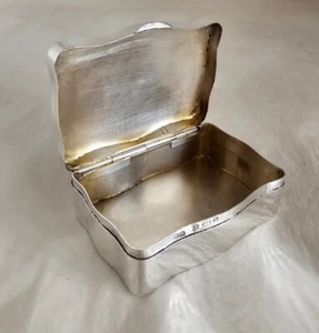 Antik Sterlingsilber Schnupftabakbox. Birmingham 1900. Von Deakin & Francis Ltd - Bild 1 von 24
