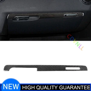 Fit For Audi TT 2008-2014 Real Carbon Fiber Co-Pilot Dashboard Strip Decor Trim - Picture 1 of 7