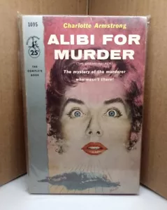VINTAGE Alibi For Murder (The Dream Walker) Charlotte Armstrong Book 1955 Crime - Picture 1 of 21