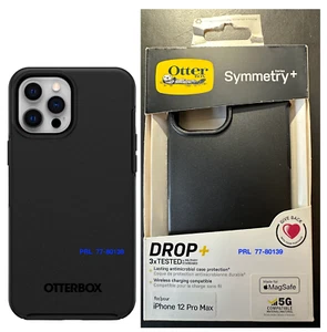 OTTERBOX iPhone 12 Pro Max Symmetry+ Series Case 77-80139 - MagSafe - Black - Picture 1 of 3