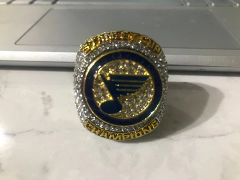 St. Louis Blues 2019 Stanley Cup Salesman Sample replica ring size 11 O'Reilly Cover