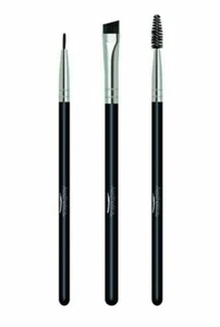 NEW SEALED AESTHETICA 3 Piece Eye Trio Brushes Set Eyeliner Brow and Spoolie - Picture 1 of 2