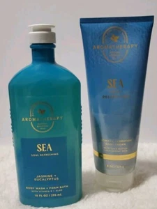 2-teiliges Set Bath & Body Works Meer Aromatherapie Jasmin & Eukalyptus Form Bad  - Bild 1 von 4