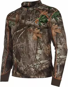 ScentLok Savanna Aero Attack 1/4 Zip Hunting Shirt (Realtree Edge, Small) - Picture 1 of 6