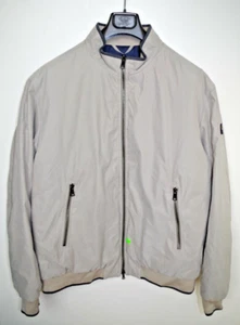PAUL&SHARK sz 3XL JACKET COAT BOMBER ZIP SPRING FALL PADDED SOFT BEIGE SAND NEW - Picture 1 of 9