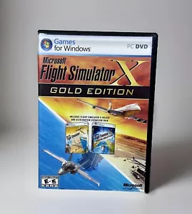 Microsoft Flight Simulator X Gold Edition - Complete PC Game Deluxe Acceleration - Picture 1 of 5