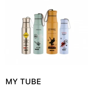 Water Bottles Dubblin My Tube Premium Steel Wall Vacuum,Gym Sports Thermos,chill - Picture 1 of 11