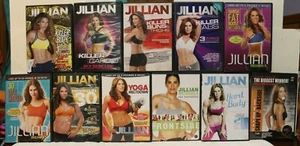 11 Jillian Michaels workout DVD lot killer body cardio buns abs backside yoga - Imagen 1 de 7