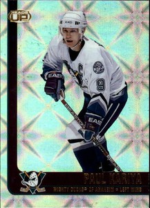 2001-02 Pacific Heads-Up Anaheim Ducks Hockey Card #1 Paul Kariya