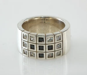 ESPRIT JEWELS Ring Gr 17  925 Sterlingsilber matt ca 10 mm breit - Bild 1 von 3