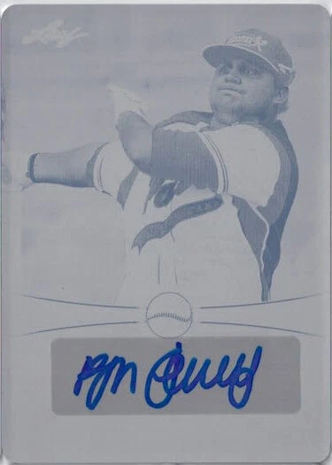 ROWDY TELLEZ 2013 Leaf Power Showcase Autograph Rookie Auto Plate RC 1/1 - Image 1 of 1