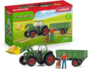 Schleich - Tractor with Trailer - Picture 1 of 6