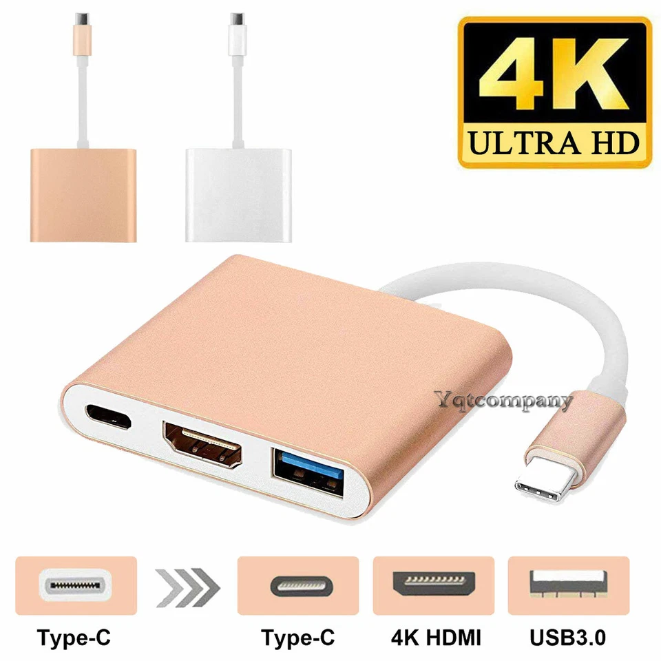 Кабель адаптера USB Type-C на HDMI HDTV TV 4K для Samsung Galaxy Z Fold3 4 5 6 7 - Изображение 1 из 4