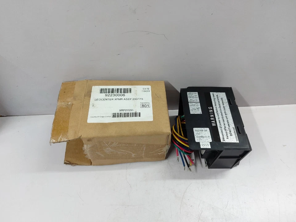 ECOLAB 92230006 Geocenter Xfmr Assy 230/115 MRP253293 - Image 1 of 4