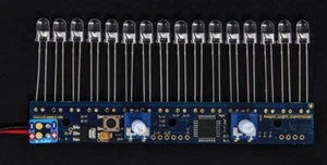 16 Kanal Lauflicht Magic Blinker verschiedene Effekte + 16x LED 5mm blau - Bild 1 von 5