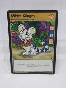 Neopets Karte - Mystery Island - White Kougra 76/100 - Bild 1 von 1