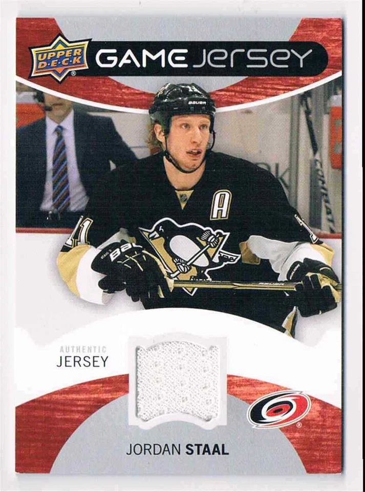 2012-13 GAME JERSEY JORDAN STAAL JERSEY 1 COLOR CAROLINA HURRICANES #GJ-JS GROUP - Image 1 of 2