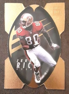 JERRY RICE 1998 Pro Line DC III #44 Bronze Die-Cut HOF 49ers.  B2C - Image 1 of 3