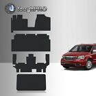 ToughPRO Floor Mats Full Set Black For Chrysler Town and Country 2008-2016