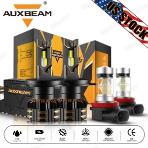 For Honda Fit 2007-2023 AUXBEAM Canbus LED Headlight 6000K High/Low + Fog Lights - Bild 1 von 12