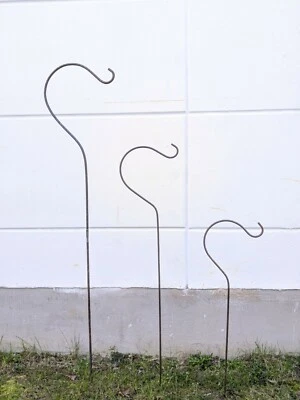 Garten Schäferhaken  Schäferstab Laternenhaken Lampenhaken Gartenstab Haken - Bild 1 von 4
