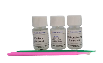 Lackstift Set geeignet für MINI, 871 Dark Silver MET. + Klarlack + Grundierung - Bild 1 von 4