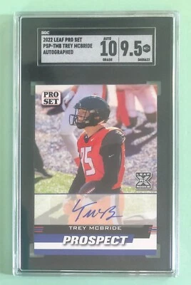 2022 Leaf Pro Set Prospects AUTO #PSP-TMB - Trey McBride - SGC 10/9.5 - Image 1 of 2