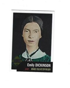 2009 Topps American Heritage Chrome #C6 Emily Dickinson /1776 - Picture 1 of 2