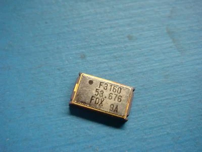 (5) FOX F3160 53.676 MHz 5V CERAMIC SMD HCMOS TTL CRYSTAL CLOCK OSCILLATOR - Image 1 of 4