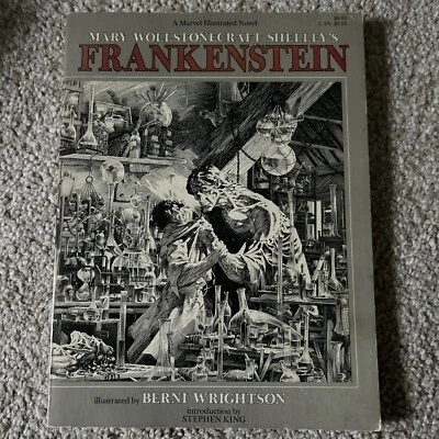 Berni Wrightson - Mary Wollstonecraft Shelley’s - Frankenstein 1983 Stephen King - image 1 of 3