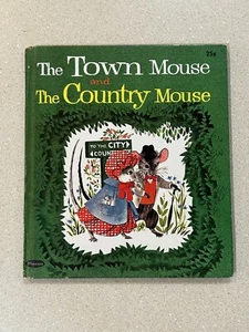 Vtg 1965 The Town Mouse and Country Mouse Whitman Childrens Book Tell-a-Tale - Picture 1 of 23