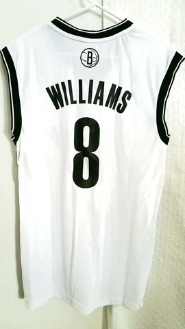 Adidas NBA Jersey Brooklyn Nets Deron Williams White sz 2X Cover