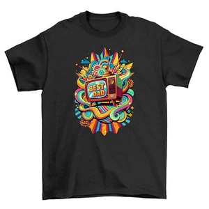 "Best Dad TV" T-shirt for Super Dads! Watch out, Dad's favorite show is on! 100% - Picture 1 of 46