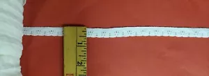 Pizzo elastico largo 1/2" bianco per lingerie o artigianato 20 iarde = $12,99 - Foto 1 di 1