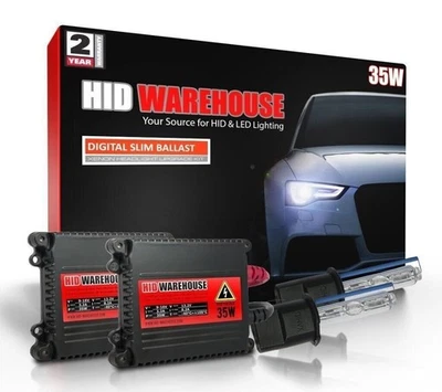 HID-Warehouse 35W HID Kit Light Conversion H11 H4 9006 9005 H1 H7 H13 9004 9007 - Image 1 of 4