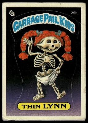 1985 Topps Garbage Pail Kids Series 1 #29b Thin Lynn Matte Back - Image 1 of 2
